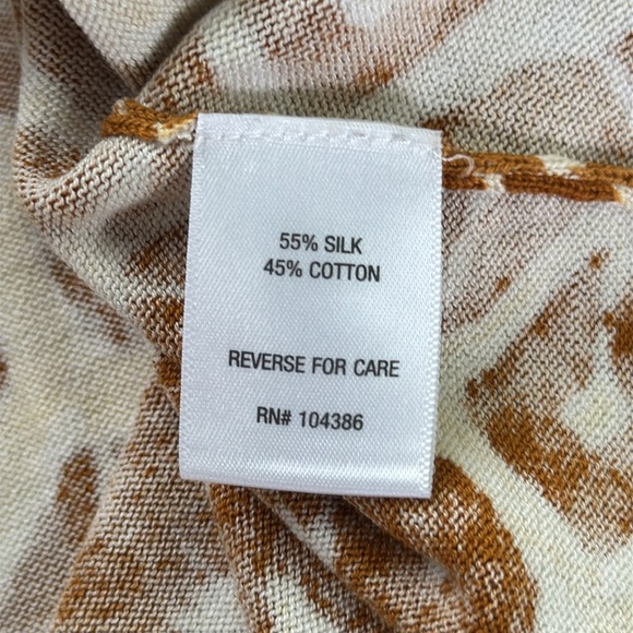 NWOT Garnet Hill Silk Cotton Knit Top Size M - Picture 5 of 7